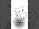 Portrait en 'Line Art'